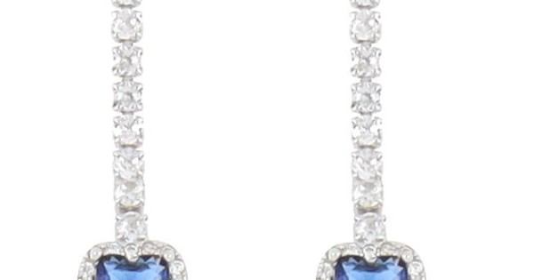 Orecchini A Goccia Boho In Oro Con Cristallo Blu Zaffiro: Orecchini Pendenti Lunghi In Stile Vintage Retrò. Gioielli Eleganti Per Donne E Ragazze, Colore Blu, Realizzati In Lega Resistente. - 4